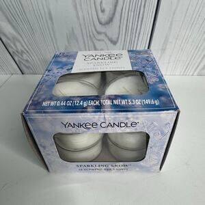 Yankee Candle Sparkling Snow Tealights  Box of 12
